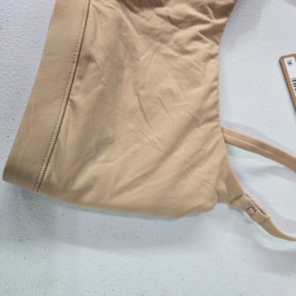 Skims Women Bra 2XS Brown Lightly Lined Wireless‎ Bralette Pullover NWT - Picture 4 of 10